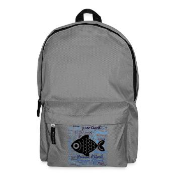 APRIL FOOL - Backpack - elephant grey - Front