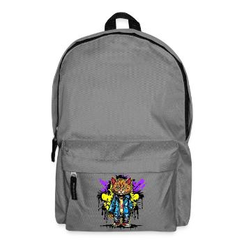 Art, Street Art, Wildstyle, Graffiti, Drawing - Backpack - elephant grey - Front