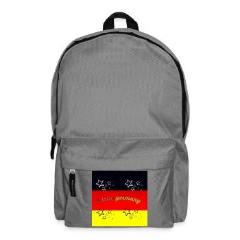 i love germany - Backpack - elephant grey - Front