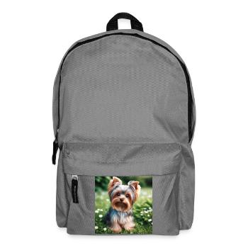 Yorkshire Terrier - Backpack - elephant grey - Front