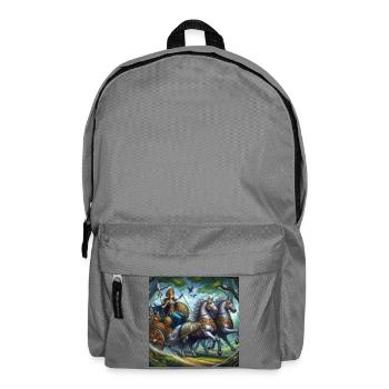 La reine Boudicca au combat - Sac à dos - gris éléphant - Devant