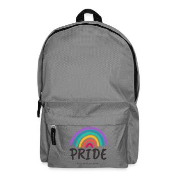 Pride black - #diversitymatters - Backpack - elephant grey - Front