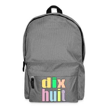 Eighteen - 18th Birthday - 18 Years - Number 18 - Backpack - elephant grey - Front