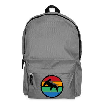 14 Hammerhai sunset - Rucksack - Mittelgrau - Vorne