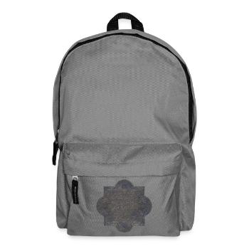 Grabsteine, inschrift, gothic motiv, verschenken - Rucksack - Mittelgrau - Vorne
