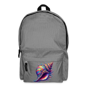 Muschel - Rucksack - Mittelgrau - Vorne