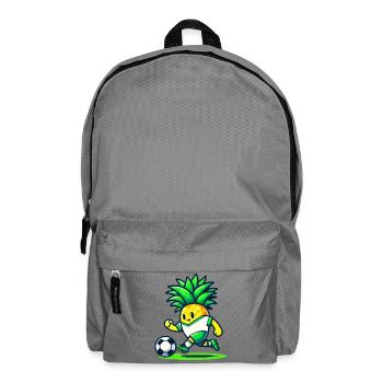 Pineapple Goalie: Der Fußballstar - Rucksack - Mittelgrau - Vorne