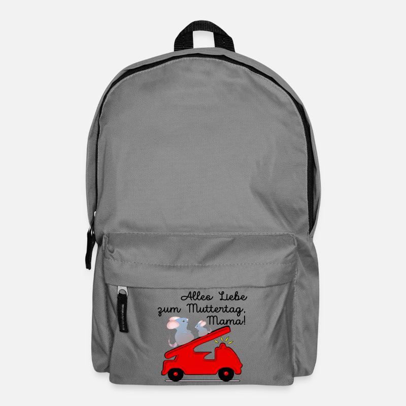 ALLES LIEBE ZUM MUTTERTAG - FEUERWEHR - Rucksack - Mittelgrau