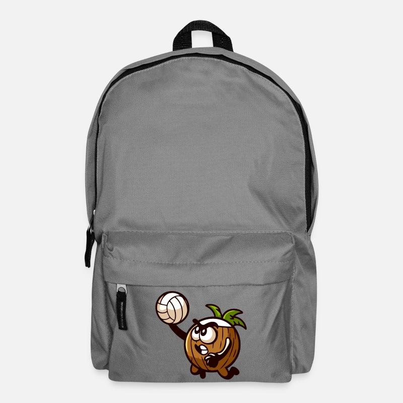 Spike die Volleyball-Eichel - Rucksack - Mittelgrau
