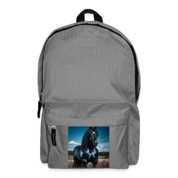 Mighty Black Horse - Backpack - elephant grey - Front
