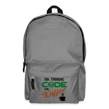 Programmer Software Developer Code - Backpack - elephant grey - Front
