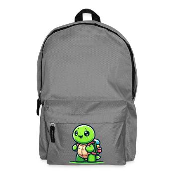Trailblazer Turtle: Der Entdecker - Rucksack - Mittelgrau - Vorne