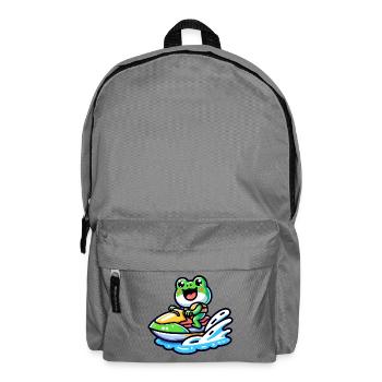 Splashy Frog: Water Scooter Escapades - Backpack - elephant grey - Front