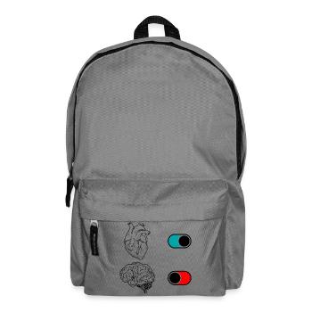 Nocturnal Crescent Duo - Backpack - elephant grey - Front