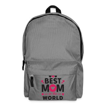 Beste Mama der Welt - Rucksack - Mittelgrau - Vorne