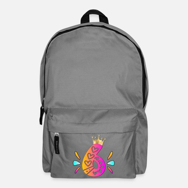 KINDERGARTENKIND - 6 Jahre alt KRONE - Rucksack - Mittelgrau