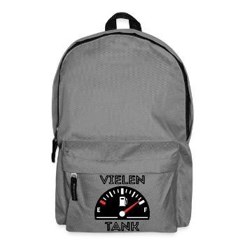 Gas Station Gasoline Refueling Statement Fuel Pump - Backpack - elephant grey - Front
