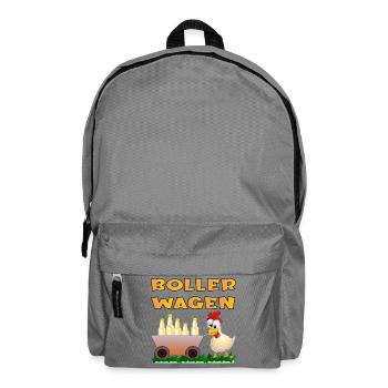 VATERTAG BOLLERWAGEN HÜHNER - Rucksack - Mittelgrau - Vorne