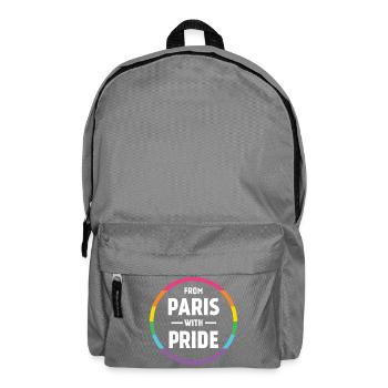 LGBTQ Pride Month - Mit Pride aus Paris - Rucksack - Mittelgrau - Vorne
