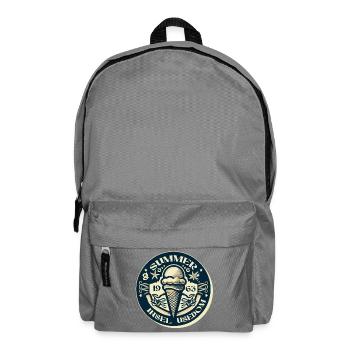 Summer Island Usedom Shirt Vintage Cream - Backpack - elephant grey - Front