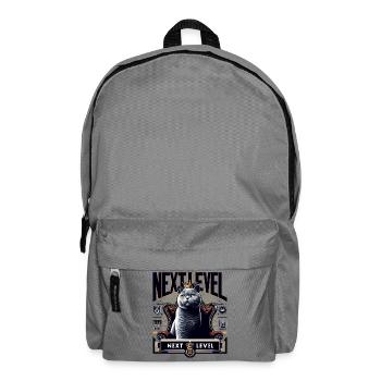 BKH Britisch Kurzhaar Blue Katze Königssessel - Rucksack - Mittelgrau - Vorne