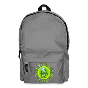WILDE NACHT - GEWÜRZGURKEN CARTOON - Rucksack - Mittelgrau - Vorne