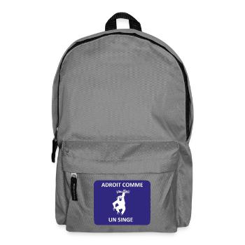 Dexterous as a monkey - Backpack - elephant grey - Front