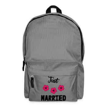 GERADE VERHEIRATET. Junggesellinnenabschied. VALENTINSTAG. PAAR - Rucksack - Mittelgrau - Vorne