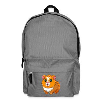 Cochon d’Inde Mascotte mignonne Personnage de dessin animé Kawaii - Sac à dos - gris éléphant - Devant