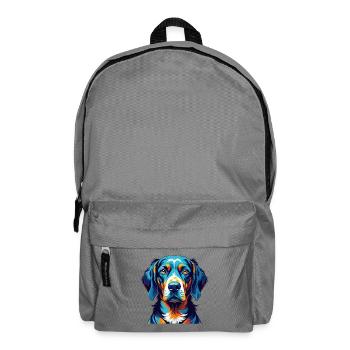 Bavarian Mountain Hound Dog Breed Cartoon Kawaii - Backpack - elephant grey - Front