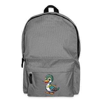 Loon Commun Mignon Personnage De Dessin Animé Kawaii Clipart - Sac à dos - gris éléphant - Devant