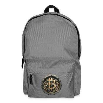 Die Bitcoin-Maschine - Rucksack - Mittelgrau - Vorne