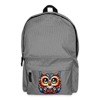 Hibou - Sac à dos - gris éléphant - Devant