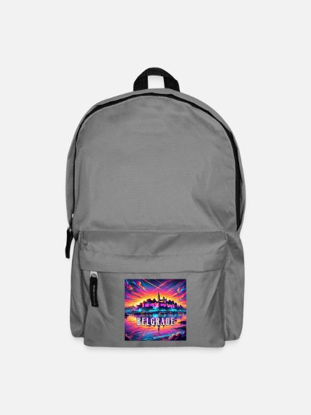 Belgrad Serbien Balkan Design - Rucksack - Mittelgrau