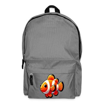 Poisson-clown - Sac à dos - gris éléphant - Devant