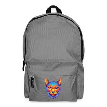 Havanna Braune Katzenrasse Karikatur Kawaii Tier Haustier - Rucksack - Mittelgrau - Vorne