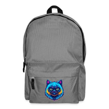 Himalaya Chat Race Dessin Animé Kawaii Animal Pet - Sac à dos - gris éléphant - Devant