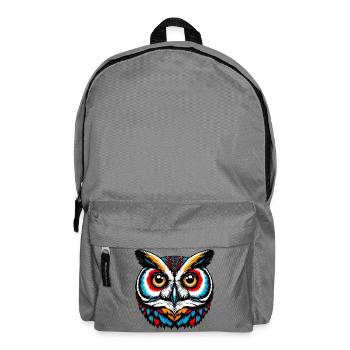 Hibou - Sac à dos - gris éléphant - Devant