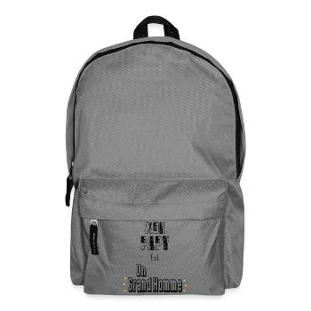 Mon Papy Est Un Grand Homme - Sac à dos - gris éléphant - Devant