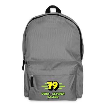 Zwei grummelnde Sevrianer - Rucksack - Mittelgrau - Vorne