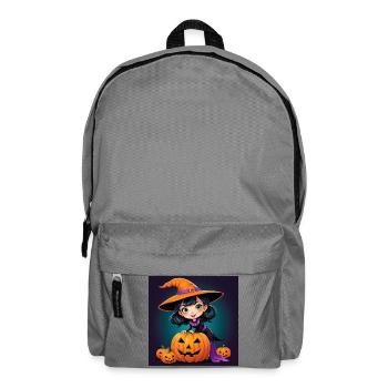 Sorcière d’Halloween - Sac à dos - gris éléphant - Devant