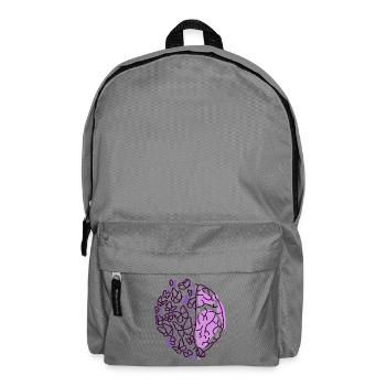 Papillons cérébraux Purple Epilepsy Awareness - Sac à dos - gris éléphant - Devant