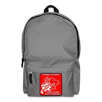 Volunteer Fire Brigade , Shirt , Safety (25) - Backpack - elephant grey - Front