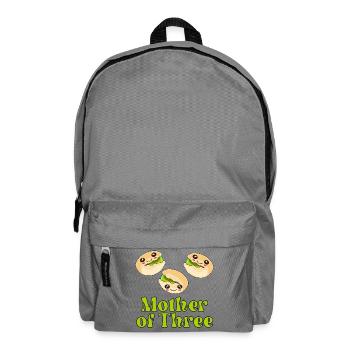 MOTHER OF THREE - PISTACHIO KIDS - Backpack - elephant grey - Front