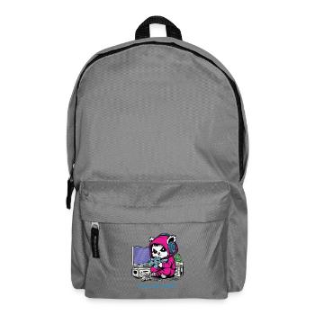 Good Vibe Gamer: Dein Episches Gaming-Gear - Rucksack - Mittelgrau - Vorne