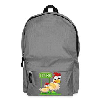 MARATHON RUNNING - GEFLÜGEL HUHN - Rucksack - Mittelgrau - Vorne