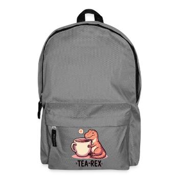 Tea Rex Tea Rex Tea Drinker Gift - Backpack - elephant grey - Front