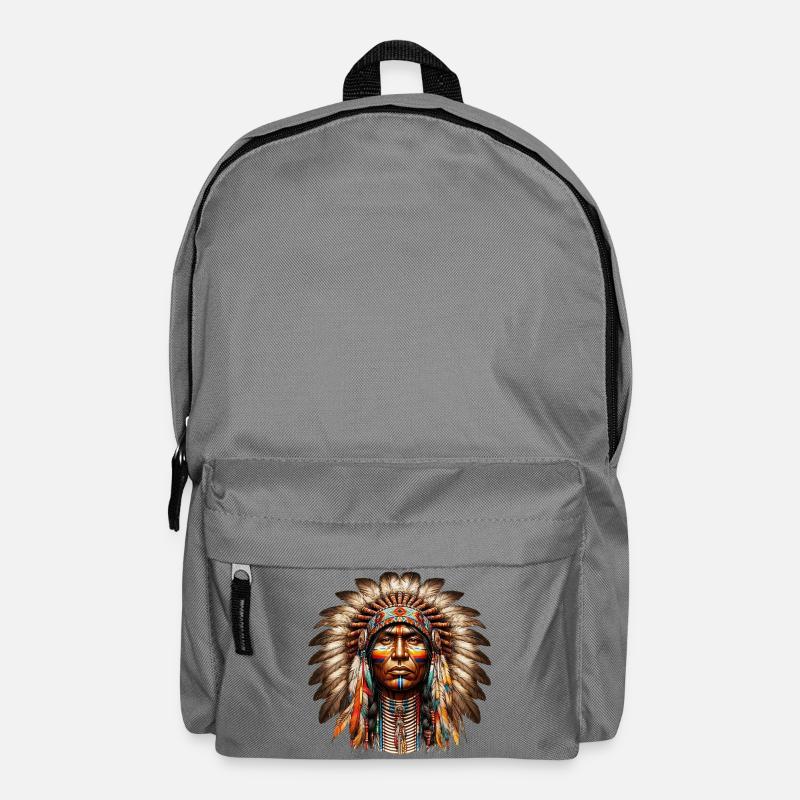 American Indian American - Backpack - elephant grey