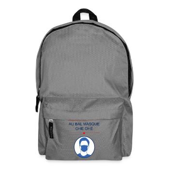 At the masked ball - Backpack - elephant grey - Front