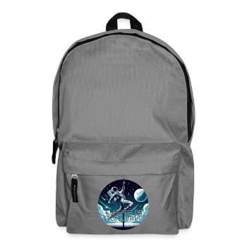 Pole Dance Astronaut Pole Dance Gift - Backpack - elephant grey - Front